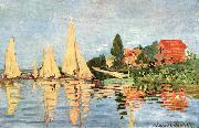 Claude Monet Regatta bei Argenteuil oil painting on canvas